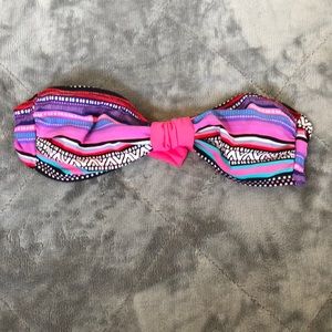 Strapless bikini top